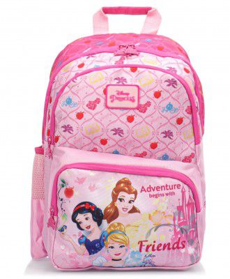 STRIDERS Princess School Bag for Kids | Lightweight Trendy Backpack 