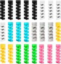 STRIFF 25 Pieces Highly Flexible Silicone cable protectors...