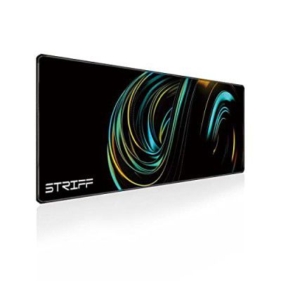 STRIFF Extended Size (800 mm x 300 mm x 2 mm) Gaming Mouse Pad| Stitched Edges