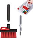 STRIFF Multi-Function Laptop Cleaning kit/Laptop Cleaner Brush/Keyboard Cleaner/Keyboard Cleaning kit/Gadget Cleaning kit Gap Duster Key-Cap Puller (Black)...