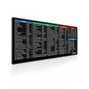 STRIFF Windows & Office Keyboard Shortcuts Desk Mat | Gaming Mouse Pad Extended Size (800mm x 300mm x 2mm)...