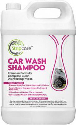 Stripcare Power Shine Car Wash Shampoo Car Washing Liquid  (5000 ml)