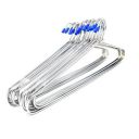 Strong Durable Steel Cloth Hanger Pack of 12 Pieces (Blue)...