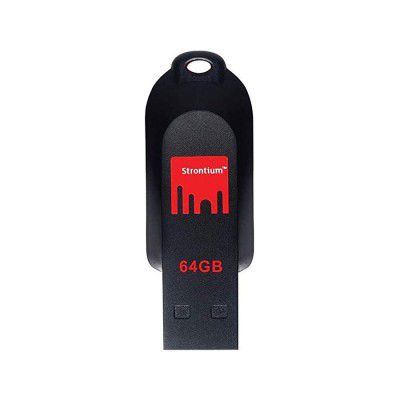 Strontium Pollex 64GB Flash Drive (Black/Red)