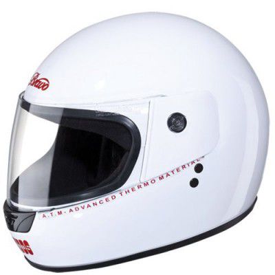 Studds Bravo Full Face Helmet (White, M 570MM)