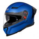 STUDDS Helios ISI and DOT Certified Full Face Helmet with Antifog 100 Lens, Sporty Spoiler (MATT Blue - XL)...