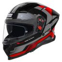 STUDDS Helios ISI and DOT Certified Full Face Helmet with Antifog 100 Lens, Sporty Spoiler (Flame Blue - L)...