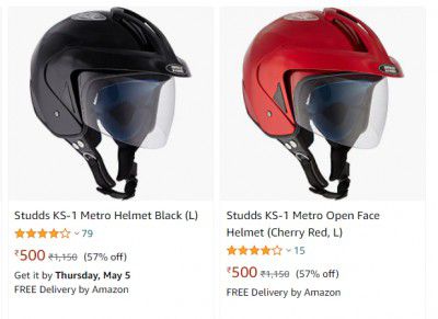 Studds Helmets at Minimum 30% off