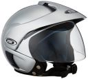 Studds Marshall SUS_MOFH_SGRYL Open Face Helmet (Silver Grey, L)...