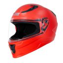 STUDDS Raider Street ISI Certified Full Face Helmet for Men and Women with Clear Visor (Red - L)...