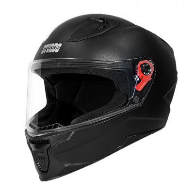 STUDDS Raider Street ISI Certified Full Face Helmet (Black - L)