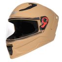 Studds Raider Super ISI Certified Full Face Helmet Men and Women Spoiler and Clear Visor (Black - M)...