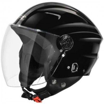 STUDDS RAY Super Open FACE Helmet Motorbike Helmet (Black)
