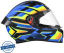 STUDDS THUNDER D6 Motorbike Helmet (Matt Black Orange N1)...