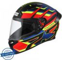 STUDDS THUNDER D6 Motorbike Helmet  (Matt Black Red N1)...
