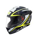 Studds Thunder Full Face Helmet D4 with Clear Visor (Matt Black N5, M)...