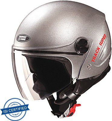 STUDDS Track Super Motorbike Helmet (Silver Grey)