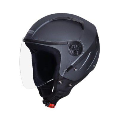 Studds Vogue Eco ISI Certified Open Face Helmet for Men & Women (Grey - L)