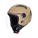 Studds Vogue Eco ISI Certified Open Face Helmet for Men & Women (Desert Strom - L)...