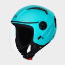 STUDDS Vogue ISI Certified Open Face Motorcycle Helmet for Men and Women with Clear Visor...
