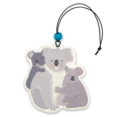 Studio Oh! Car Air Fresheners Pack of 2 Koala Family Scented Hanging Air Fresheners - Unique & Exclusive Fragrance with DeoBoost Odor Eliminator Technology