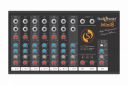 Studiomaster Mini 8 Built-in echo/delay processor with unique E-delay...