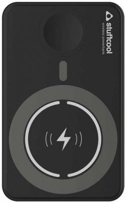 STUFFCOOL 5000 mAh 20 W Wired & Wireless With MagSafe Pocket Size Power Bank  (Black, Lithium Polymer, for Mobile, Smartwatch, Tablet)