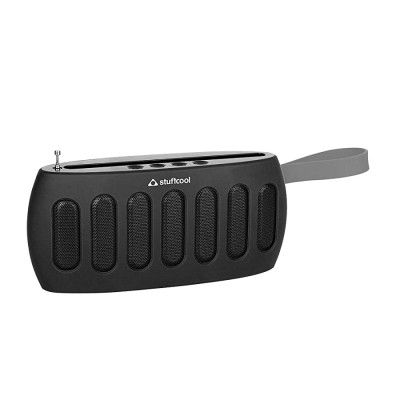 Stuffcool Chet Portable Bluetooth Speaker TWS (True Wireless Stereo) with Mic - Black