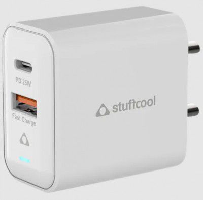 Croma : Stuffcool Flow 25W Type A & Type C 2-Port Fast Charger