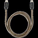 stuffcool KNIGHT-BLK Type C to Type C 3.2 Feet (1M) Cable (Colour Woven Cable, Black)...