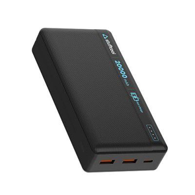 Stuffcool Major Plus 20000mAh 20W Type C PD, 22.5W QC3.0 Type A Port Fast Charging Powerbank