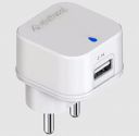 Stuffcool Pluto 2.1 Amp Wall Charging Adapter (WCPLUTO-BLK, White)...
