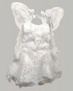 STUMBLE FASHION  Girls Midi/Knee Length Festive/Wedding Dress  (White, Sleeveless)...