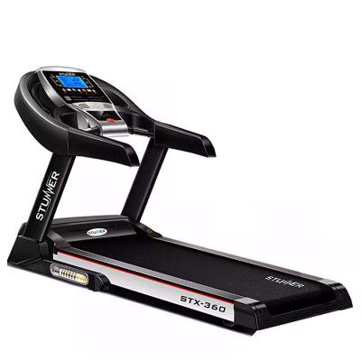 Stunner Fitness STX-360 2.0 HP (4.0 HP Peak) Motorised Treadmill with Auto Inclination & Auto Lubrication System, MP3, Smart Phone App for Cardio Workout at Home