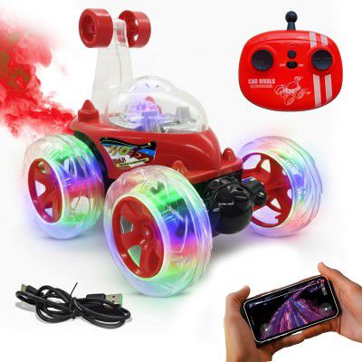Stunt Racing Car Red | Forward/Backward & Left/Right Steering