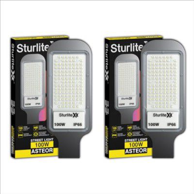 Sturlite Asteor 100W LED Street Light| Cool White 6500K Color Temperature LED Street Lamp (Pack of 2)