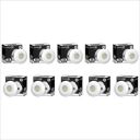 Sturlite Eva 3W LED Spotlight| 3000K Warm White Color Temperature| 36mm-Cutout & Compact Design Ceiling Ligh| CRI Tech with High Voltage Protection Downlight - Pack of 10...