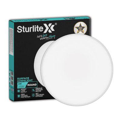 Sturlite Lexxo 8W Round LED Surface Light  (Pack of 1)