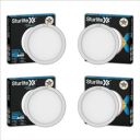 Sturlite S-FIT 15W Round LED Surface Light| 6500k Cool White Color Temperature - (Pack of 4)...