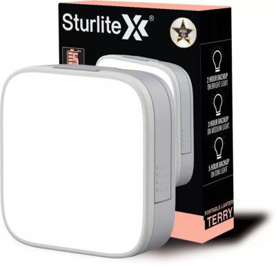 Sturlite Terry 45W LED Portable Lantern| 1200mAh Rechargeable Li-ion Battery| Upto 5Hrs Long Battery Back Up| 3 Brightness Modes with Type-C Charging Cable LED Lamp
