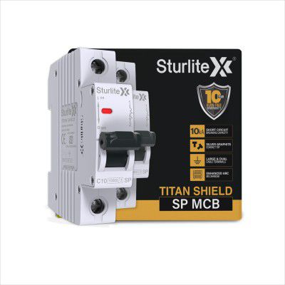 Sturlite Titan Shield 25A Single Pole MCB | 25A Breaking Capacity