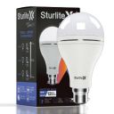 Sturlite Xenus (3 in 1) 12W LED Inverter Bulb| Bright Rechargeable Emergency Bulb| 12Hr Battery Backup| 6-8Hrs Charging Time| Over-Charge Protection| B22 Base Energy Efficient Lighting - (Pack of 1)...