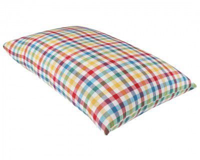 Stylbase Cotton Fabric with Grey Poly-Cotton Filling Medium Soft Sleeping Pillow for Bed 16 x 25 Inch (Pack of 1)