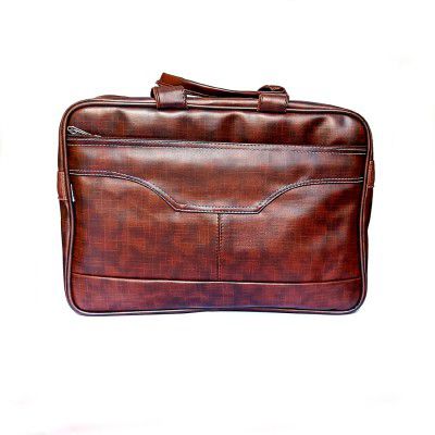Stylcozy Prime Laptop Bags for Men Office Use | Upto 15.6 inch - Dark Brown