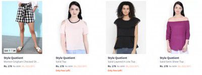 Style Quotient Clothing Upto 90% Off | Start @164