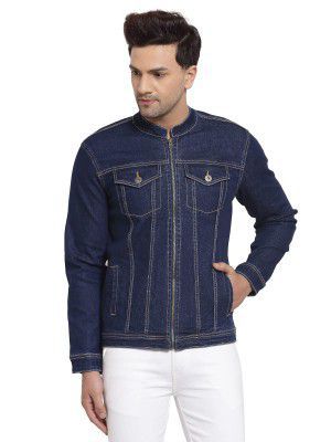 Style Quotient Men Blue Denim Jacket
