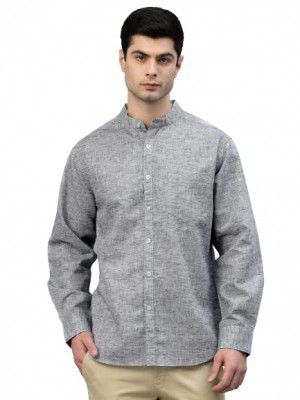 Style Quotient Men Grey Comfort Printed Casual Shirt