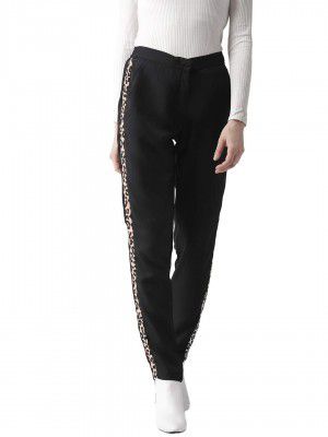 Style Quotient Women Black Tailored Slim Fit Solid Trousers-Black