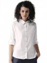 Style Quotient Women Off-White Semi-Sheer Top - White...