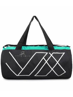 Style Smith Green Sports Duffel Gym Bag (30 Ltrs)